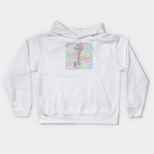 maze key Kids Hoodie